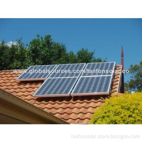 5kW solar panel system with 200W mono panel, PV combiner, hybrid inverter,lead battery,bracket,cableNew